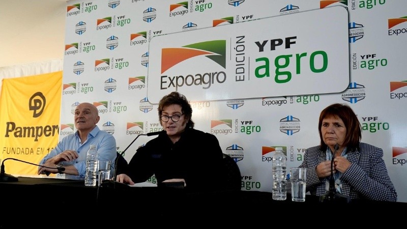 Milei durante su discurso