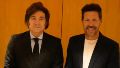 Javier Milei se encontró con el "Cholo" Simeone durante su gira por Europa: "¡Qué placer verte!"
